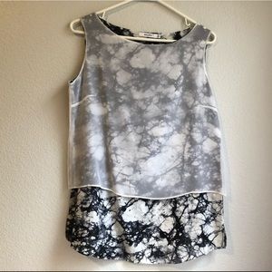 BAILEY44 Sleeveless Blouse B/W